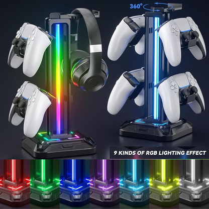 LED Headphone Controller Stand